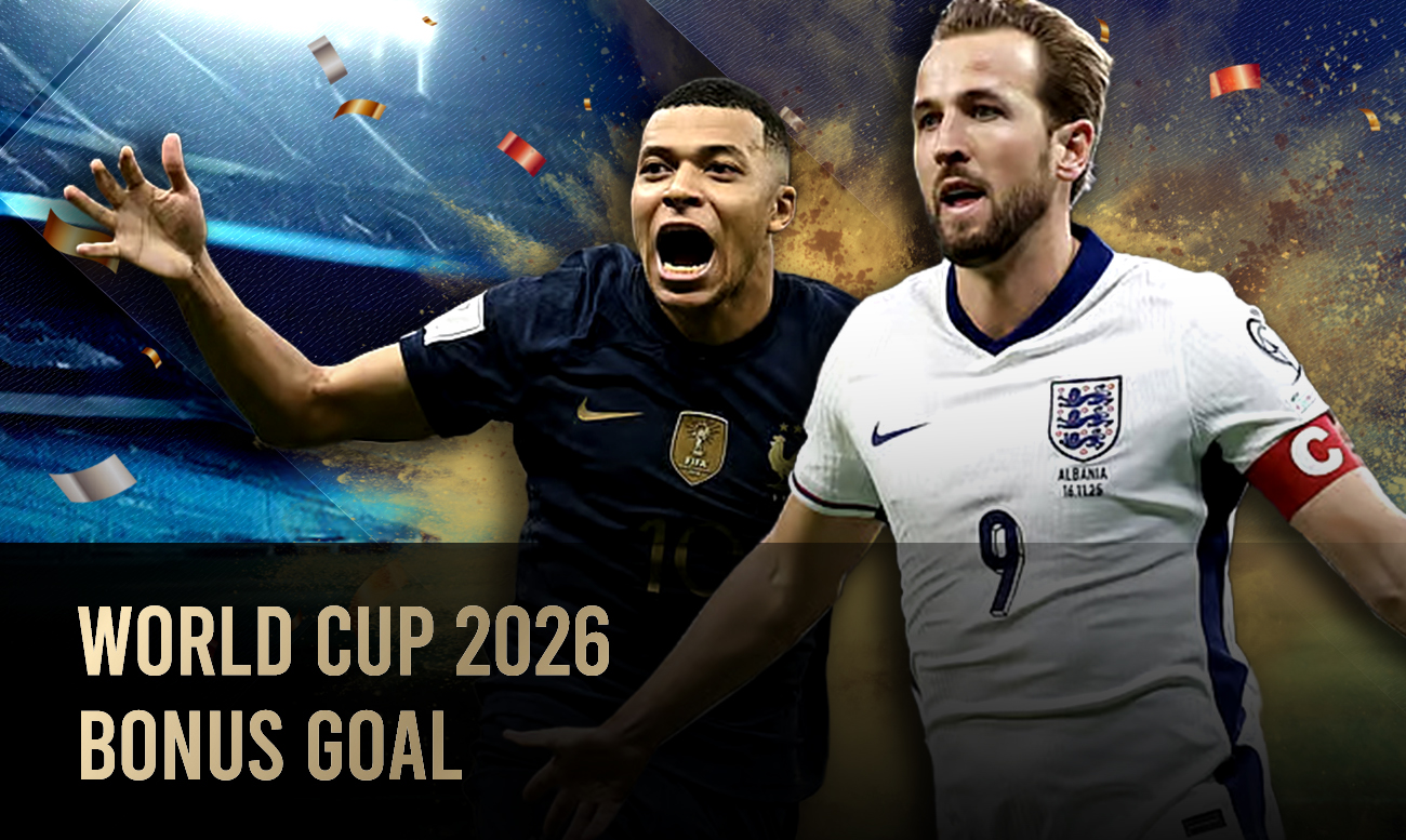 Fifa World Cup 2026 Bonus Goal Promotion Up to MYR500 to claim for 6 weeks