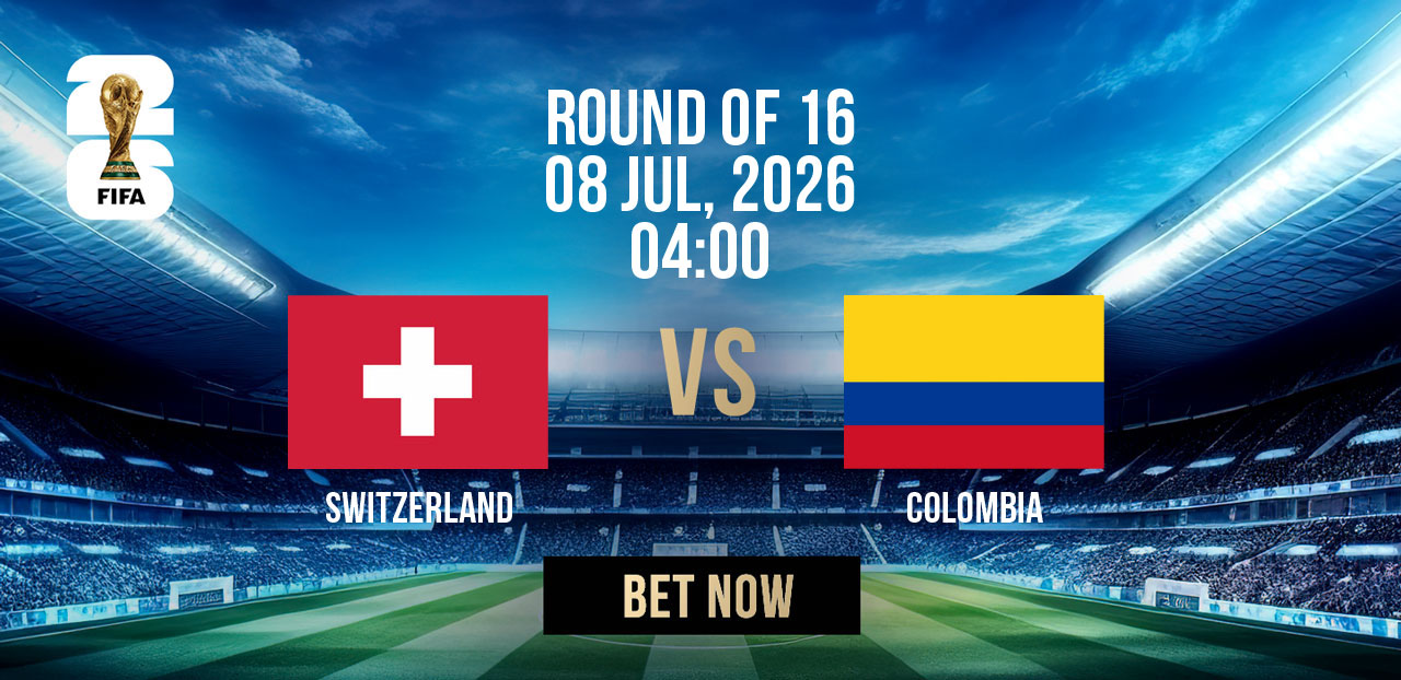 fifa world cup 2026 round of 16 switzerland vs colombia
